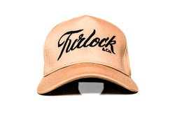 Tan A-Frame Logo Cap - Turlock & Co.