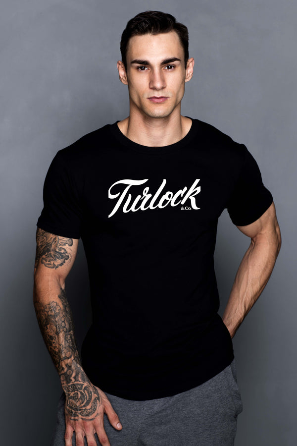 Black Classic Logo T-Shirt - Turlock & Co.