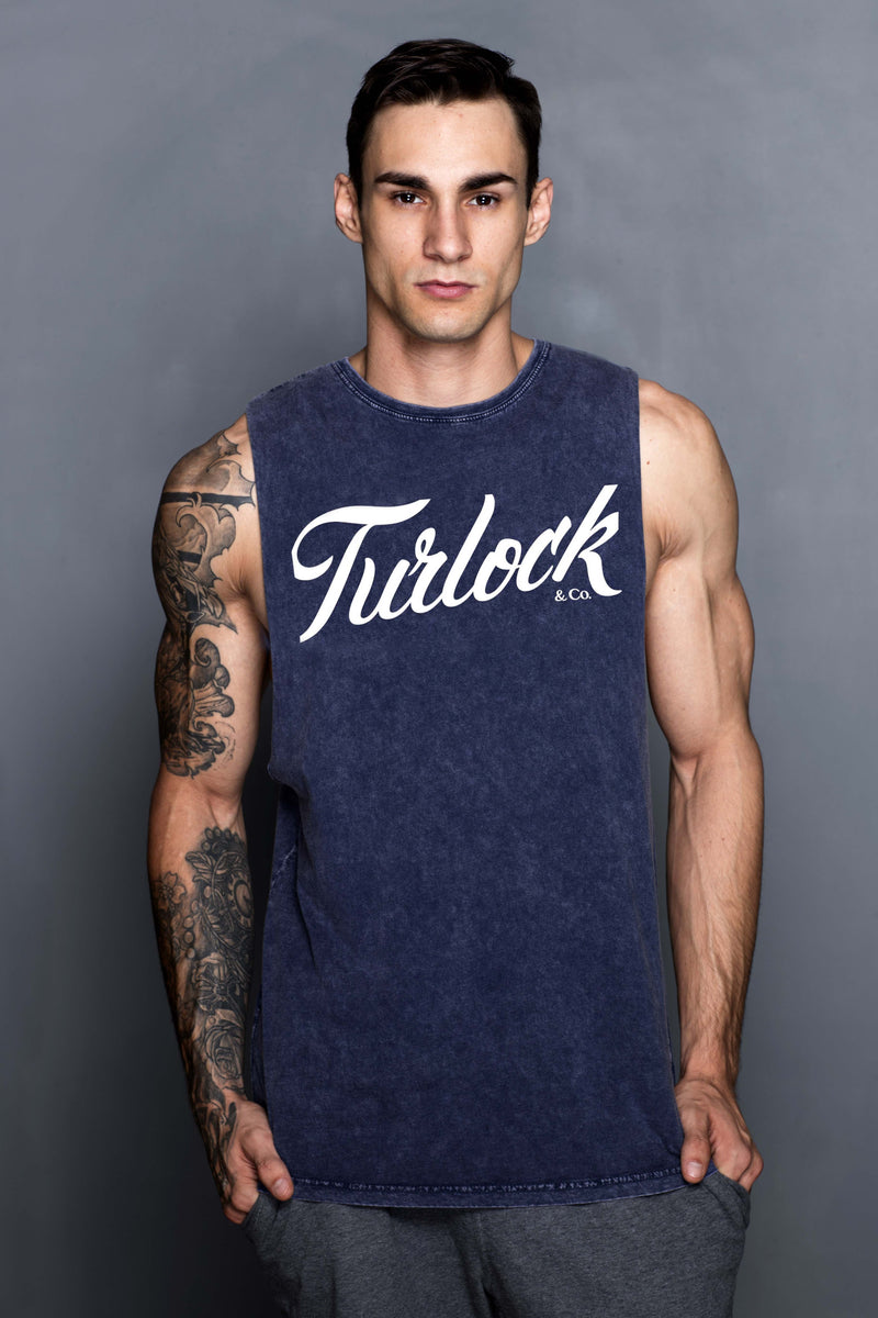 Blue Marble Classic Logo Muscle Shirt - Turlock & Co.