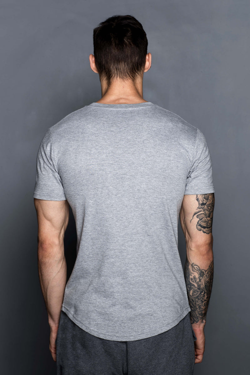 Grey TLK99 Logo T-Shirt - Turlock & Co.