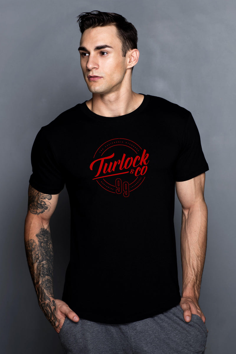 Red Stamp Logo T-Shirt - Turlock & Co.