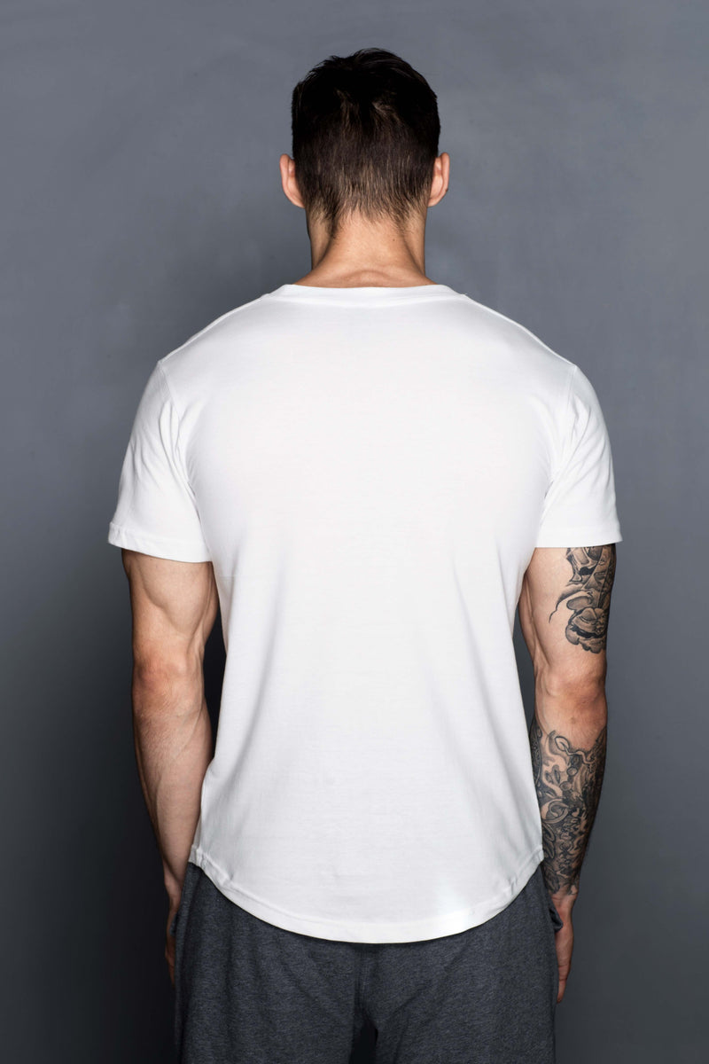 White Wire Logo T-Shirt - Turlock & Co.